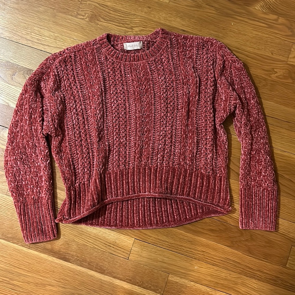 Altar’d state Red Knit sweater